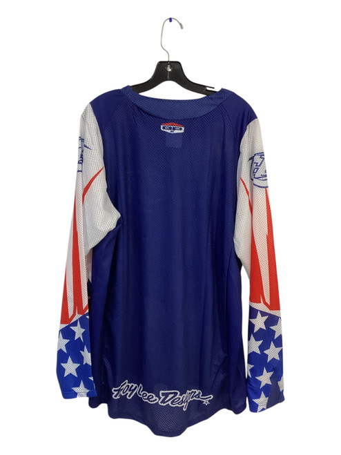 Vist Large View of Product Image Which is Used Troy Lee Designs Adult Top Royal Blue 2X