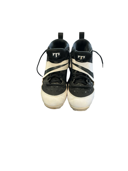 Vist Large View of Product Image Which is Used Nike TROUT 27 BB/SB Cleats Black And White Senior 8.5