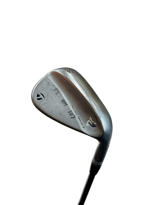 Vist Large View of Product Image Which is Used Taylormade MILLED GRIND 3 SATIN 56 WEDGE Golf Wedge Mens RH 56 Degree