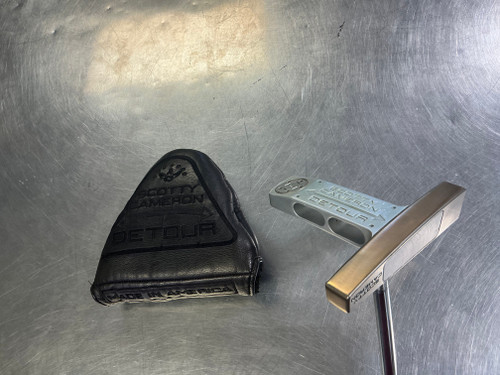 Vist Large View of Product Image Which is Used Titleist SCOTTY DETOUR W HEAD COVER Mens Putter RH