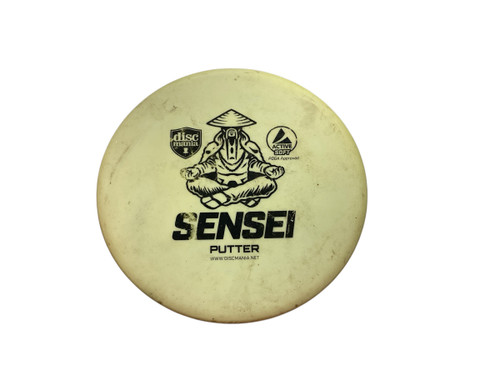 Vist Large View of Product Image Which is Used Discmania ACTIVE SOFT SENSEI Disc Golf Putter Yellow