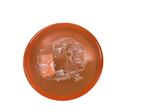 Vist Large View of Product Image Which is Used STOKELY MESO OWL Disc Golf Mid Range Orange