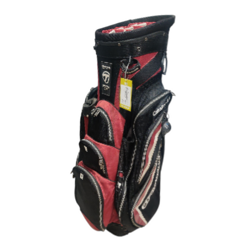 Vist Large View of Product Image Which is Used Taylormade CATALINA 3.0 Mens Golf Cart Bag Red