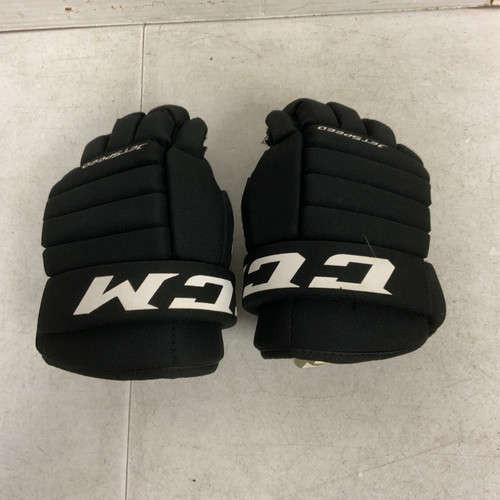 Vist Large View of Product Image Which is Used CCM FT455 Junior Gloves Black 11"