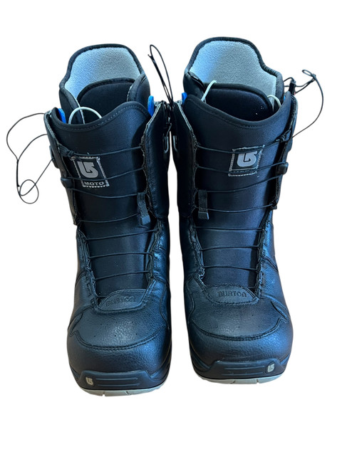 Vist Large View of Product Image Which is Used Burton MOTO Mens Snowboard Boots Black Senior 10.5