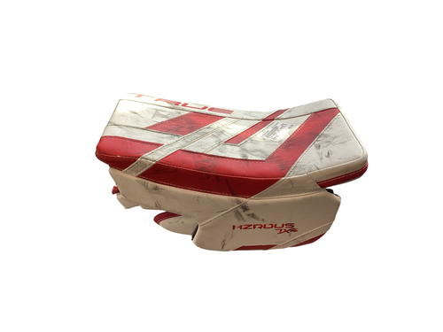 Vist Large View of Product Image Which is Used True HZRDUS 7X4 BLOCKER SR Senior Goalie Blocker Red