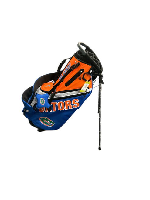 Vist Large View of Product Image Which is Used FLORIDA GATORS GOLF BAG Mens Stand Bag Navy Blue