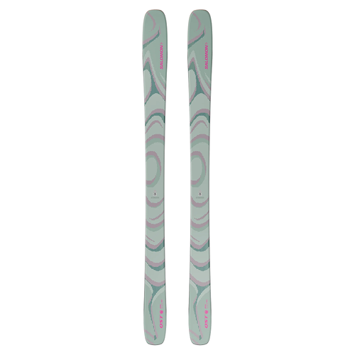 Vist Large View of Product Image Which is New Salomon QST 100 Iceberg Green 2026 Skis- 164cm