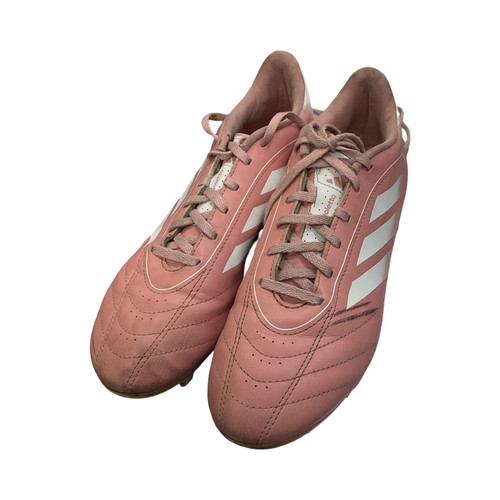 Vist Large View of Product Image Which is Adidas Soccer Cleats Pink Senior 8.5