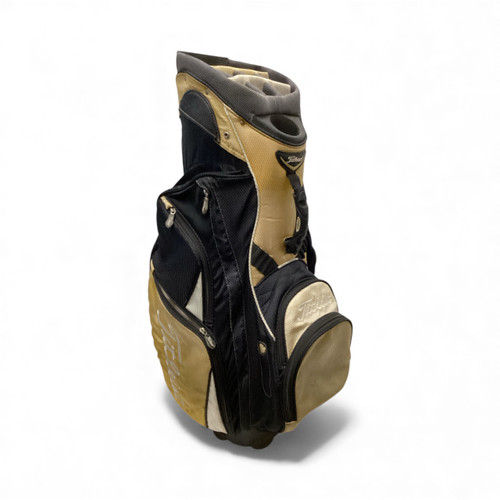 Vist Large View of Product Image Which is Used Titleist Mens Cart Bag Black And Gold