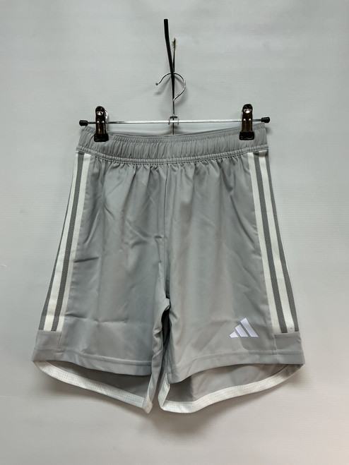 Vist Large View of Product Image Which is Used Adidas AERO READY Soccer Shorts Yth Grey MD