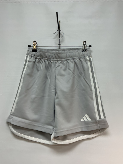Vist Large View of Product Image Which is Used Adidas AERO READY Soccer Shorts Yth Grey MD