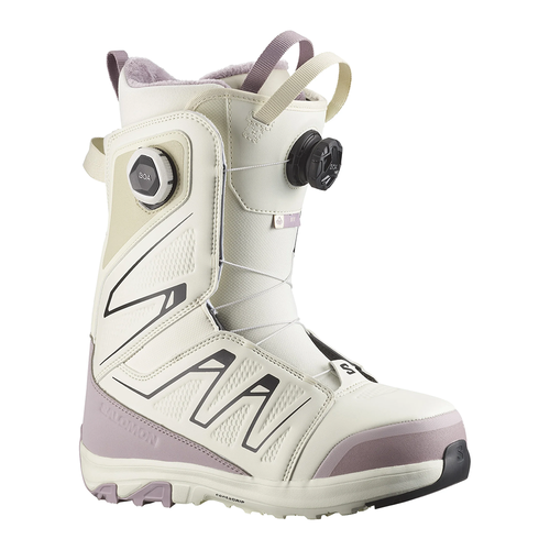 Vist Large View of Product Image Which is New Salomon Ivy BOA SJ 2026 Snowboard Boots- Icicle Nirvana Women's Size 7.5