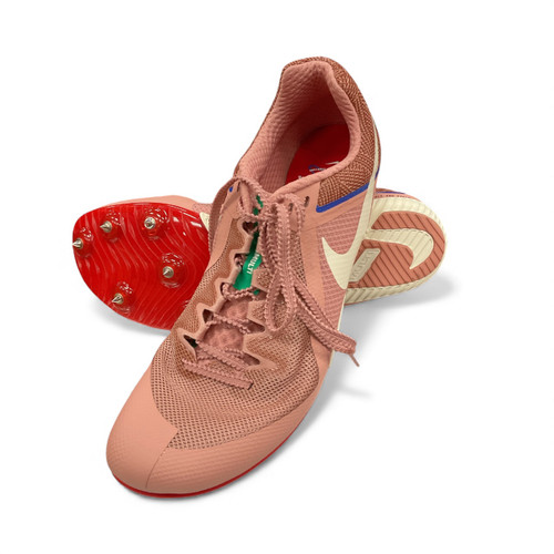 Vist Large View of Product Image Which is Used Nike Track & Field Cleats Adult Pink Senior 9