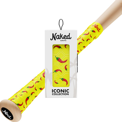 Vist Large View of Product Image Which is New NAKED GRIPS Hot Pepper Bat Grip