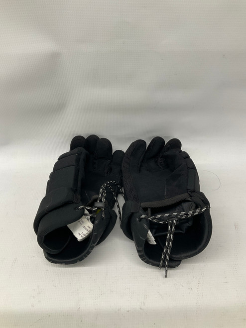 Vist Large View of Product Image Which is Used Brine LAX GLOVES Lacrosse Gloves Mens Black 16"