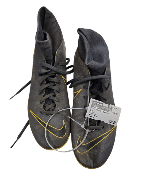 Vist Large View of Product Image Which is Used Nike Soccer Cleats Grey Senior 7