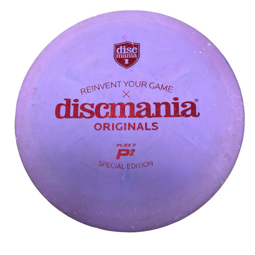 Vist Large View of Product Image Which is Used Discmania FLEX 3 P2 Disc Golf Putter Purple