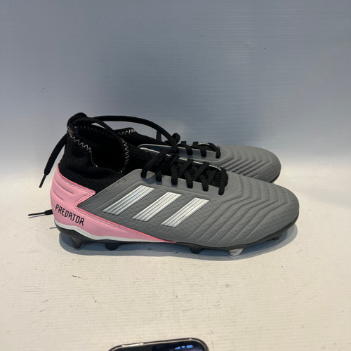 Vist Large View of Product Image Which is Used Adidas Soccer Cleats Grey Senior 9