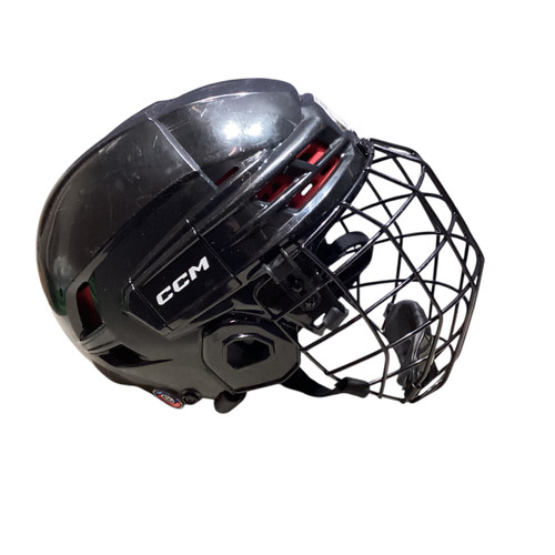 Vist Large View of Product Image Which is Used CCM 70 Helmet Cage Combo Black MD