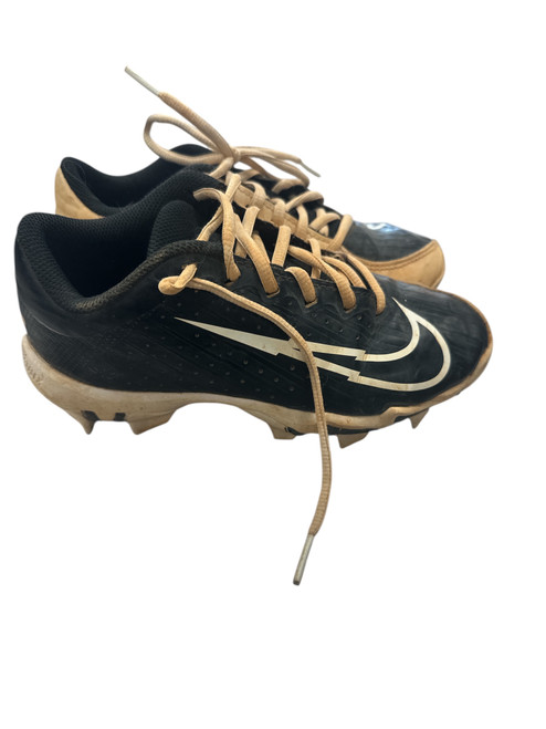 Vist Large View of Product Image Which is Used Nike BASEBALL CLEAT BB/SB Cleats Black Junior 02.5