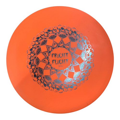 Vist Large View of Product Image Which is Used Innova DX ROC Disc Golf Mid Range Orange 180g