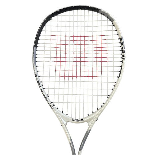 Vist Large View of Product Image Which is Used Wilson 23 US OPEN Adult Tennis Racquet White Unknown