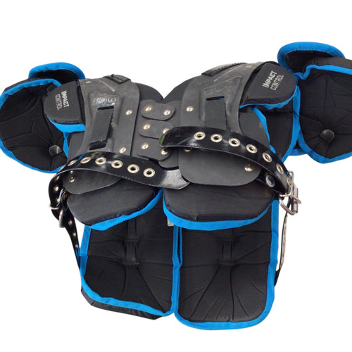 Vist Large View of Product Image Which is Used Champro GAUNTLET FB Shoulder Pads Black MD