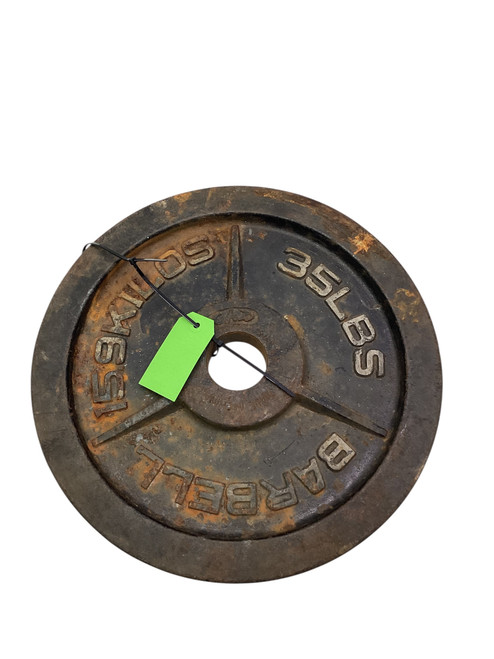 Vist Large View of Product Image Which is Used Olympic Plate (Each) 35 lb
