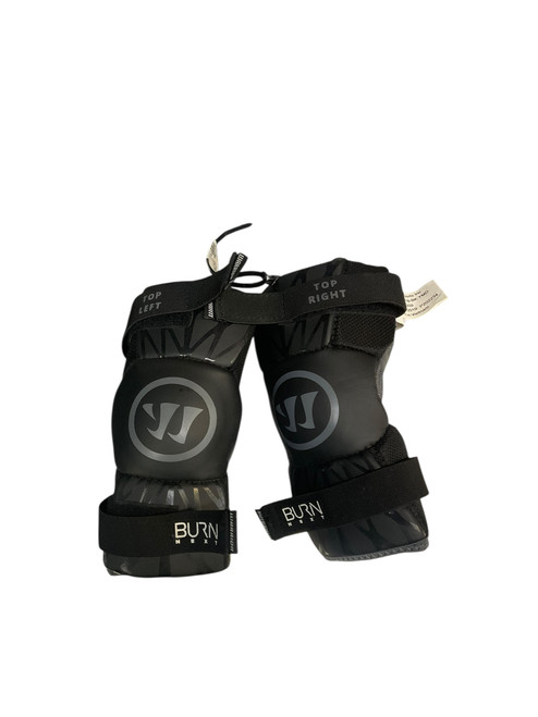 Vist Large View of Product Image Which is Used Warrior BURN NEXT Lacrosse Arm Pads/Guards Black MD