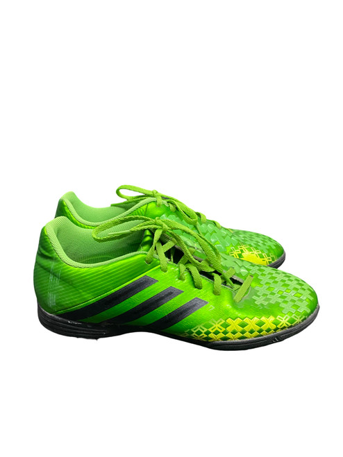 Vist Large View of Product Image Which is Used Adidas Soccer Indoor Shoes Green Senior 8