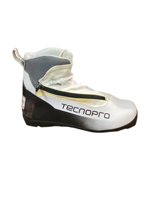 Vist Large View of Product Image Which is Used Tecno Pro SAFINE SONIC PRO Womens NNN XC Ski Boots White M 08.5-09 / W 09-09.5