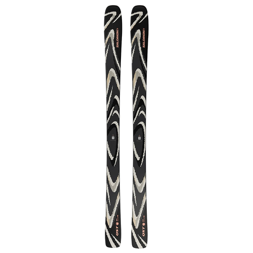 Vist Large View of Product Image Which is New Salomon QST 94 Black/Almond Milk 2026 Skis- 172cm