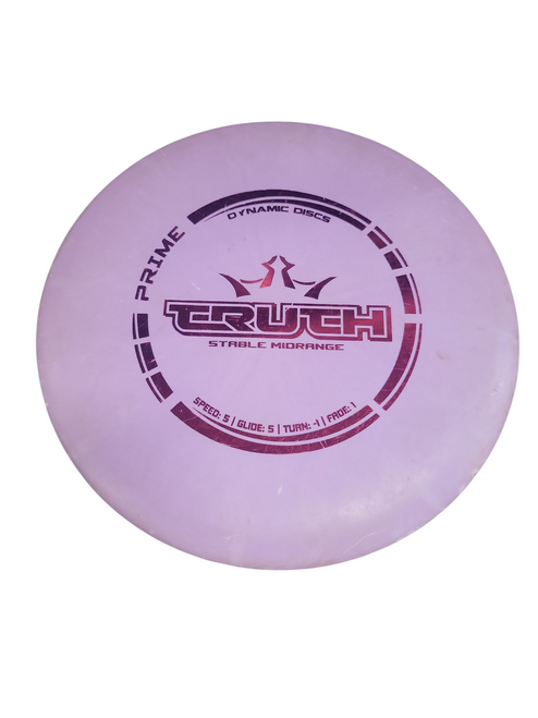 Vist Large View of Product Image Which is Used Dynamic Discs TRUTH Disc Golf Mid Range Pink