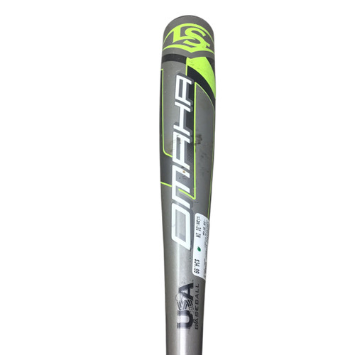 Vist Large View of Product Image Which is Used Louisville Slugger OMAHA BB/SB USA 2 5/8 Bat 31"