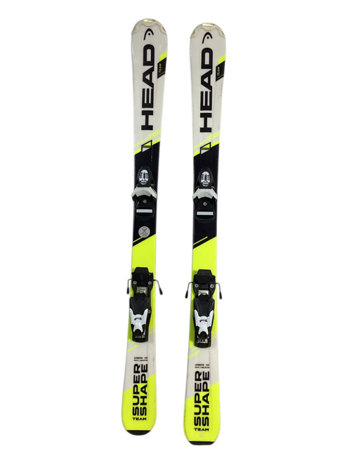 Vist Large View of Product Image Which is Used Head SUPER SHAPE Boys DH Ski/Binding Yellow 117 cm