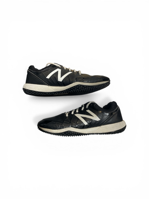 Vist Large View of Product Image Which is Used New Balance BB/SB Cleats Black Senior 6.5