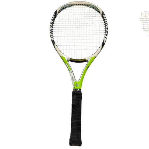 Vist Large View of Product Image Which is Used Dunlop AEROGEL 600 Adult Tennis Racquet Green 4 1/4"