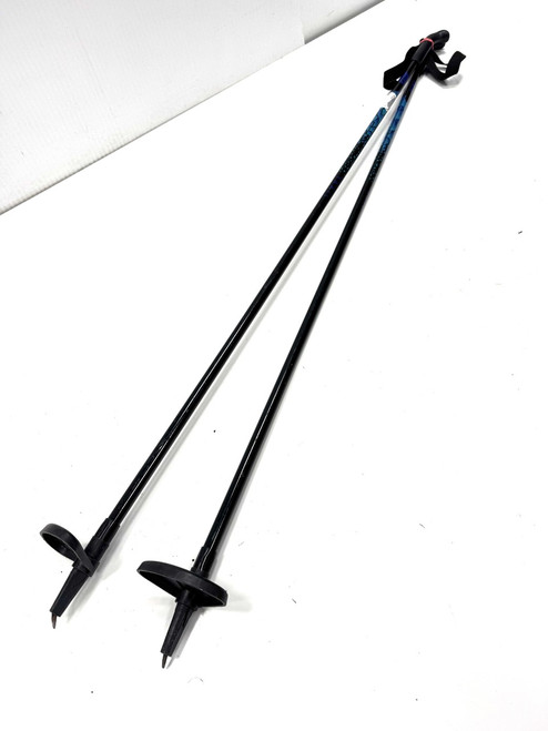 Vist Large View of Product Image Which is Used 125 ALFA Mens XC Ski Poles Black 125 cm / 50 in