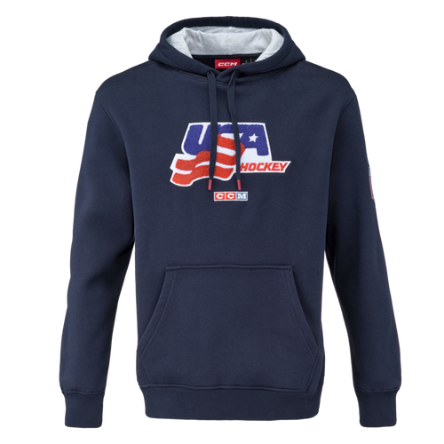 Vist Large View of Product Image Which is CCM Pullover Hoodie USA #FHO26US