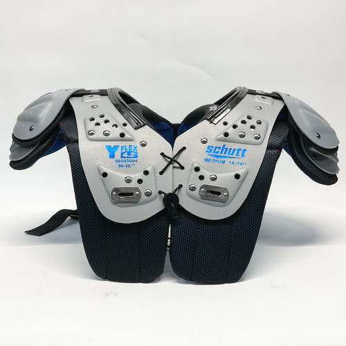 Vist Large View of Product Image Which is Used Schutt Y FLEX 4.2 FB Shoulder Pads Grey MD