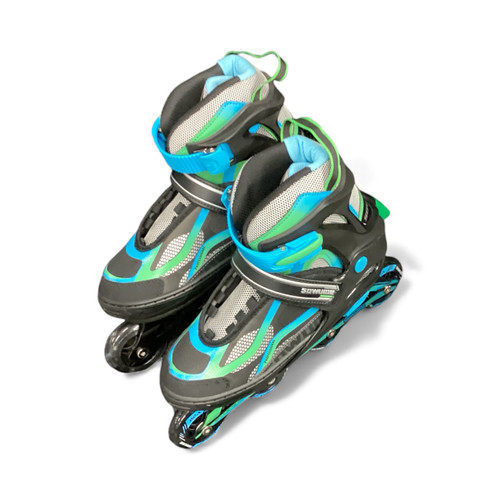 Vist Large View of Product Image Which is Used SOWUME INLINE SAKES Senior Rec Fitness Skates Black Adjustable