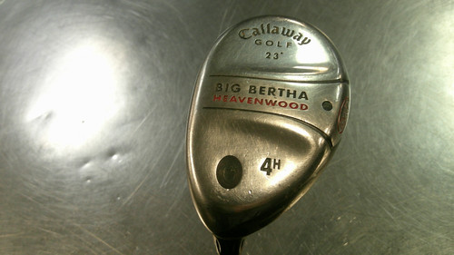 Vist Large View of Product Image Which is Used Callaway BIG BERTHA HEAVENWOOD Mens Hybrid Club LH 4 Hybrid
