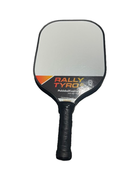 Vist Large View of Product Image Which is Used RALLY TYRO 2 PBALL PADDLE Pickleball Racquet White