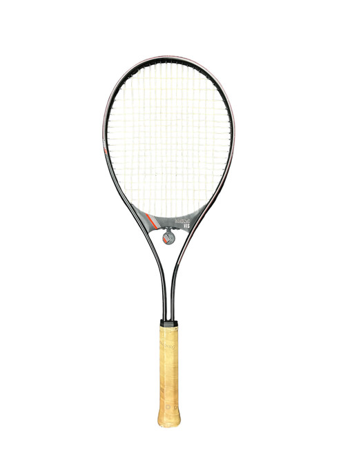 Vist Large View of Product Image Which is Used Spalding TECHNIC VIS Adult Tennis Racquet Black 4 3/8"