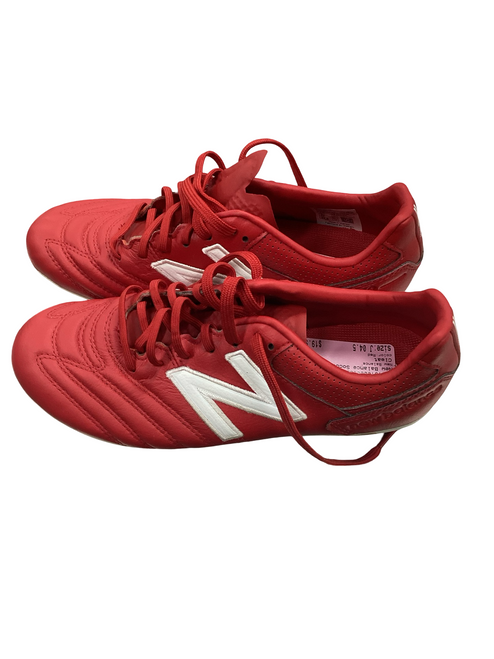 Vist Large View of Product Image Which is Used New Balance Soccer Cleats Red Junior 04.5