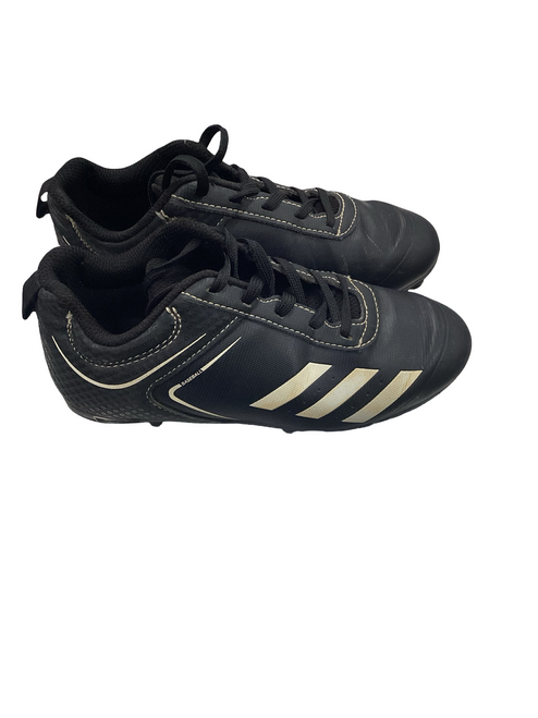 Vist Large View of Product Image Which is Used Adidas 3 STRIPE BASEBALL BB/SB Cleats Black Youth 13.0