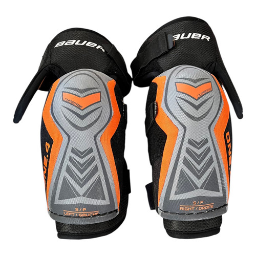 Vist Large View of Product Image Which is Used Bauer ONE.4 Senior Elbow Pads SM