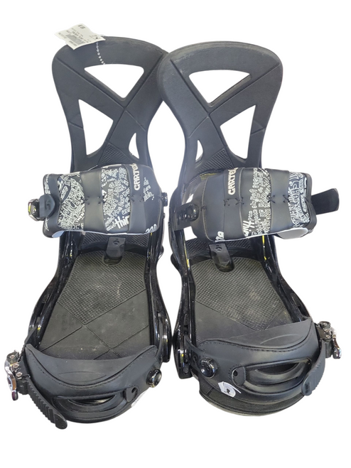 Vist Large View of Product Image Which is Used Burton CARTEL BINDINGS Mens Binding Only Black LG