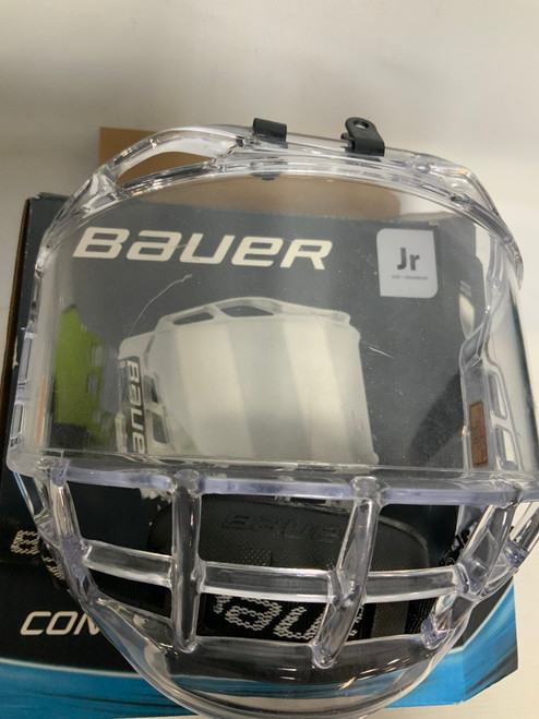 Vist Large View of Product Image Which is Used Bauer Hockey Full Visor S/M